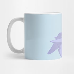 Blue Chibi Dragon Mug